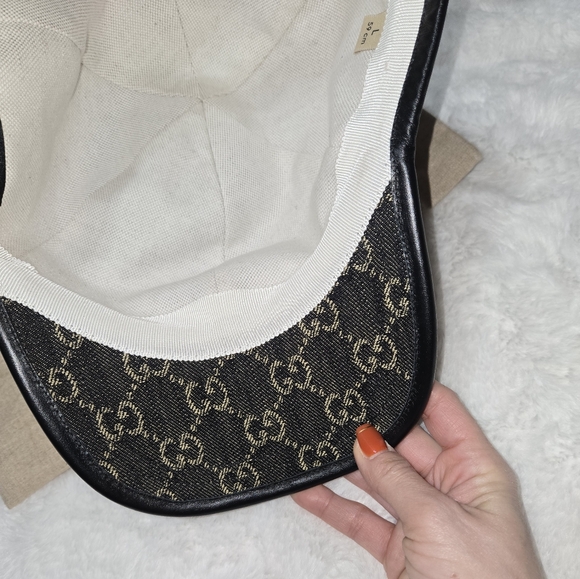 🔥 Gucci GG Denim Baseball Cap Like New! 🔥 - Picture 10 of 11